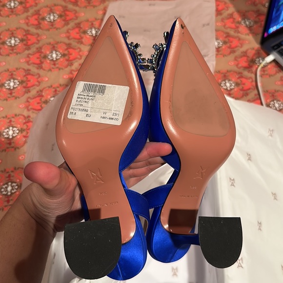 LIKE NEW AMINA MUADDI BEGUM SLING BLUE - Picture 8 of 8